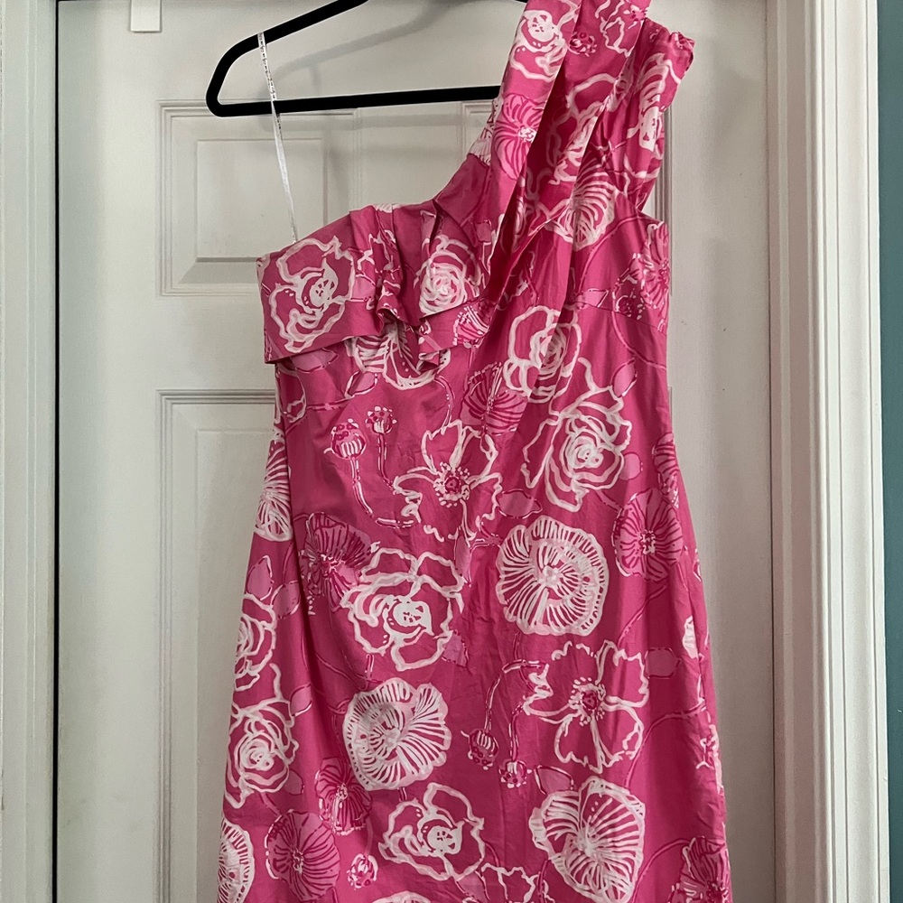 Lilly Pulitzer Womens One-Shoulder Dress
